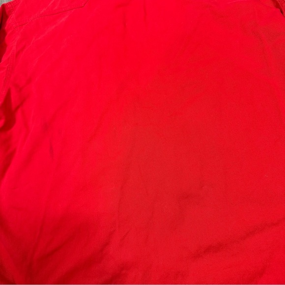 Clementine Red Cotton Western Button Down Long Sleeve Shirt Size M - Picture 5 of 7